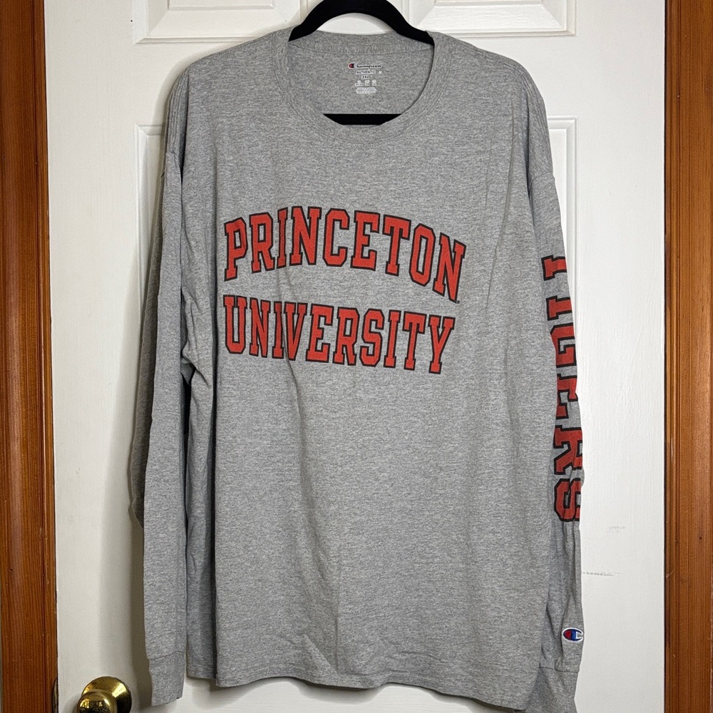 Long Sleeve Princeton University Shirt | 2XL, Champion